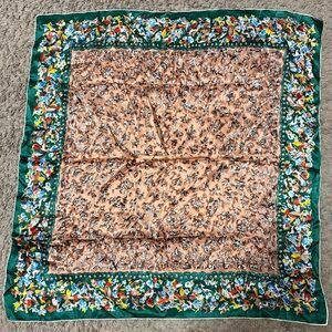 Vintage Floral Patterned Scarf